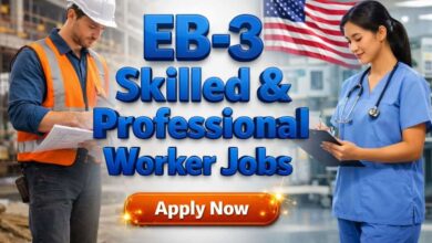 EB-3 Skilled & Professional Worker Jobs