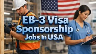 EB-3 Visa Sponsorship Jobs in USA