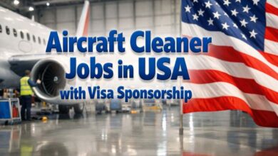 Aircraft Cleaner Jobs in USA with Visa Sponsorship