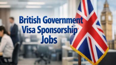 British Government Visa Sponsorship Jobs