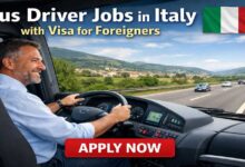 Bus Driver Jobs in Italy with Visa for Foreigners