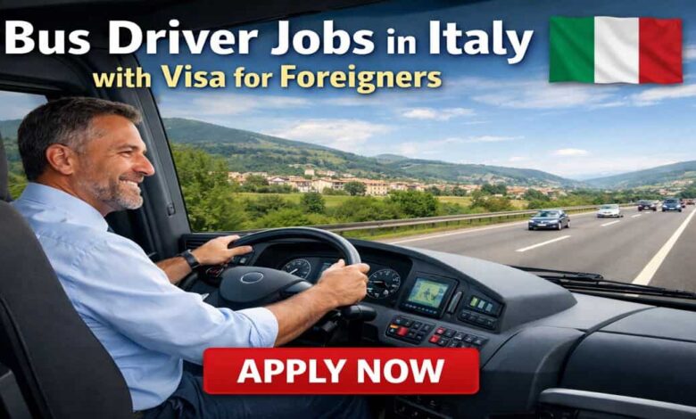 Bus Driver Jobs in Italy with Visa for Foreigners