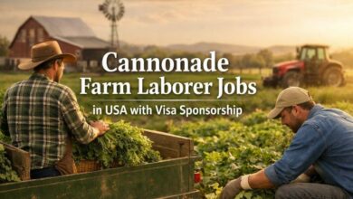 Cannonade Farm Laborer Jobs in USA with Visa