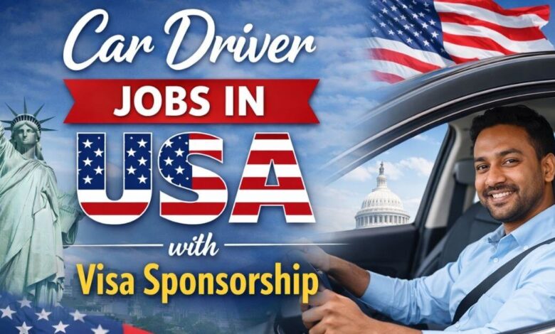 Car Driver Jobs in USA with Visa Sponsorship