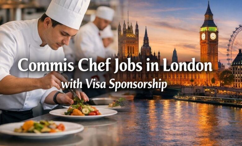 Commis Chef Jobs in London with Visa Sponsorship