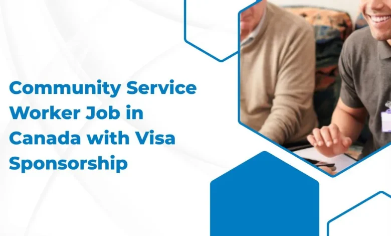 Community Service Worker Job in Canada