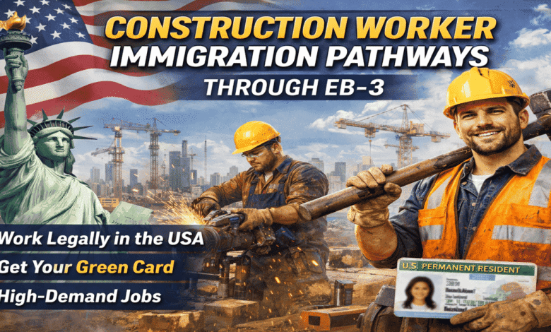 Construction Worker Immigration Pathways Through EB-3:USA (2026) 1 Construction Worker Immigration Pathways Through EB 3USA 2026