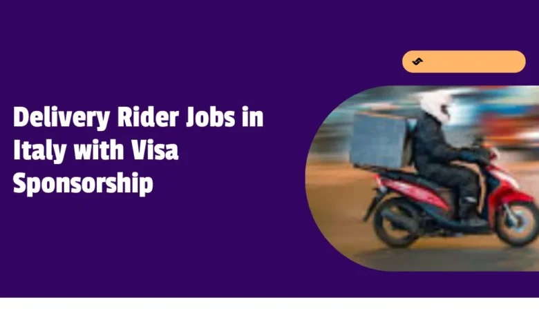 Delivery Rider Jobs in Italy