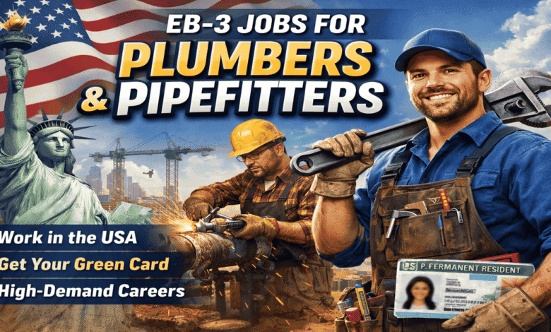 EB-3 Jobs for Plumbers and Pipefitters:In U.S 2026 1 EB 3 Jobs for Plumbers and PipefittersIn U.S 2026
