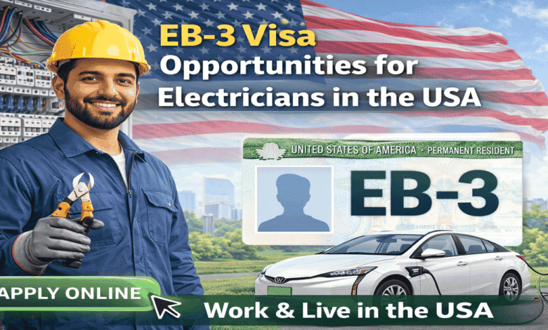 EB 3 Visa Opportunities for Electricians in the USA 2026