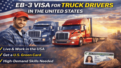 EB 3 Visa for Truck Drivers in the United State