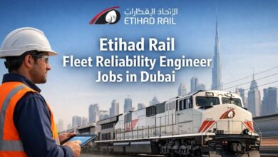 Etihad Rail Fleet Reliability Engineer Jobs in Dubai