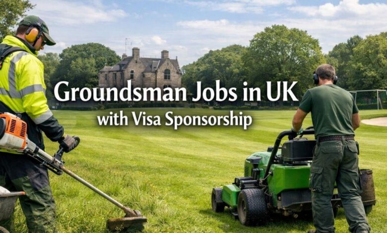 Groundsman Jobs in UK with Visa Sponsorship