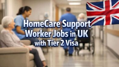 HomeCare Support Worker Jobs in UK with Tier 2 Visa