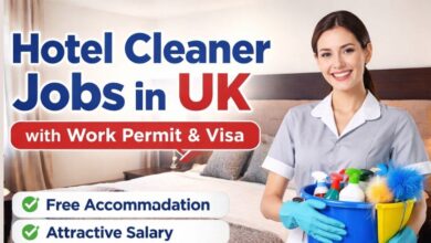 Hotel Cleaner Jobs in UK with Work Permit and Visa