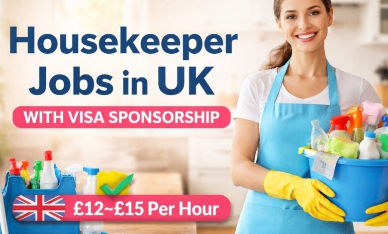 Housekeeper Jobs in UK with Visa Sponsorship