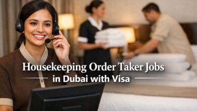 Housekeeping Order Taker Jobs in Dubai with Visa