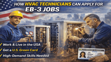 How HVAC Technicians Can Apply for EB 3 JobsUSA 2026