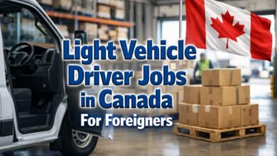 Light Vehicle Driver Jobs in Canada For Foreigners