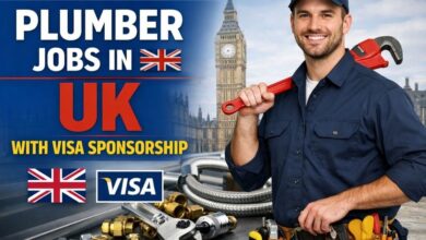 Plumber Jobs in UK with Visa Sponsorship