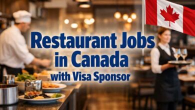 Restaurant Jobs in Canada with Visa Sponsor