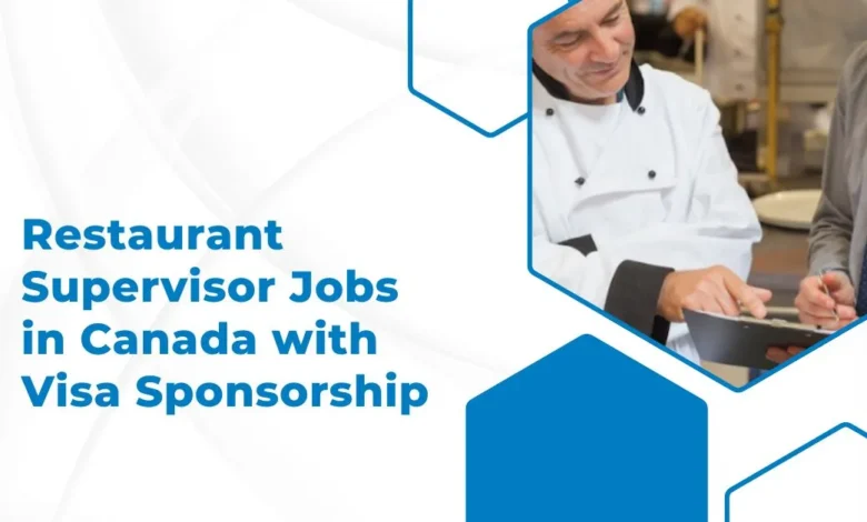 Restaurant Supervisor Jobs in Canada
