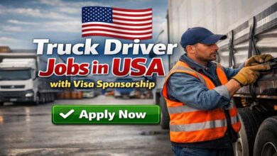 Truck Driver Jobs in USA with Visa Sponsorship