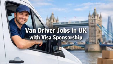 Van Driver Jobs in UK with Visa Sponsorship