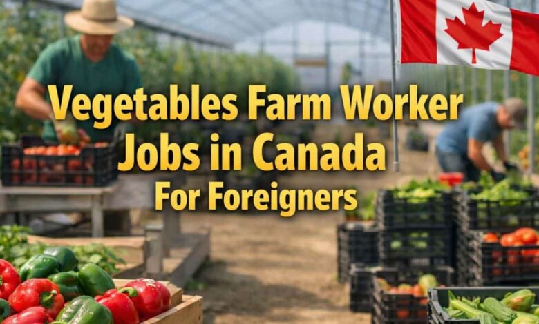 Vegetables Farm Worker Jobs in Canada For Foreigners