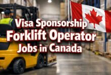 Visa Sponsorship Forklift Operator Jobs in Canada