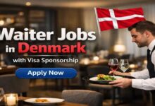 Waiter Jobs in Denmark with Visa Sponsorship