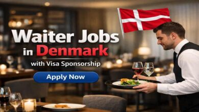 Waiter Jobs in Denmark with Visa Sponsorship 2026 2 Waiter Jobs in Denmark with Visa Sponsorship