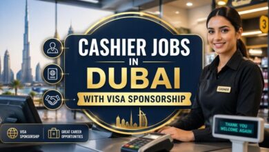 Cashier Jobs in Dubai with Visa Sponsorship