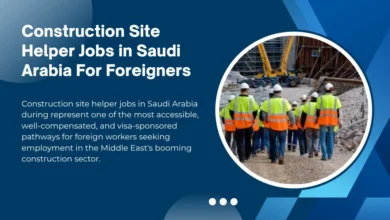 Construction Site Helper Jobs in Saudi Arabia
