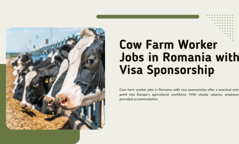 Cow Farm Worker Jobs in Romania