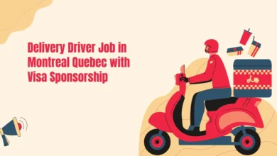 Delivery Driver Job in Montreal Quebec 