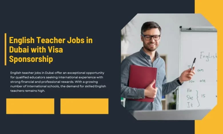 English Teacher Jobs in Dubai