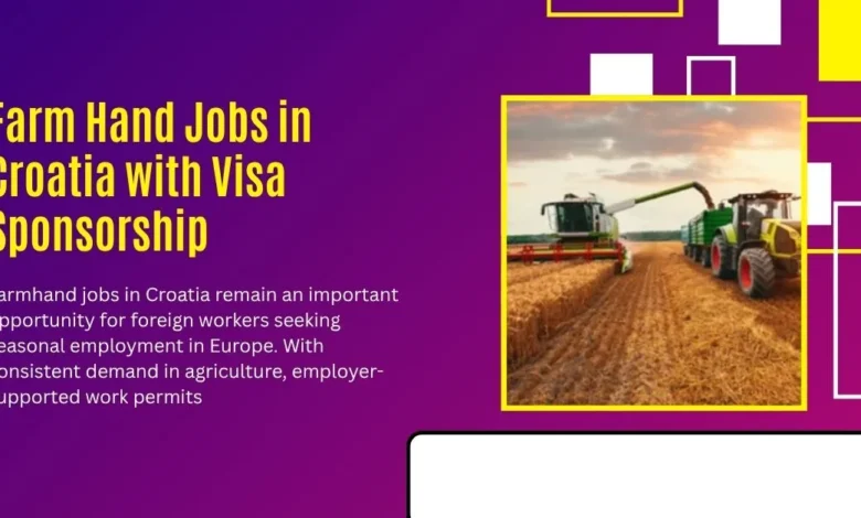 Farm Hand Jobs in Croatia