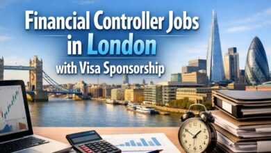 Financial Controller Jobs in London with Visa Sponsorship