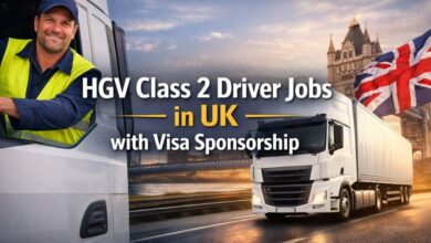 HGV Class 2 Driver Jobs in UK with Visa Sponsorship