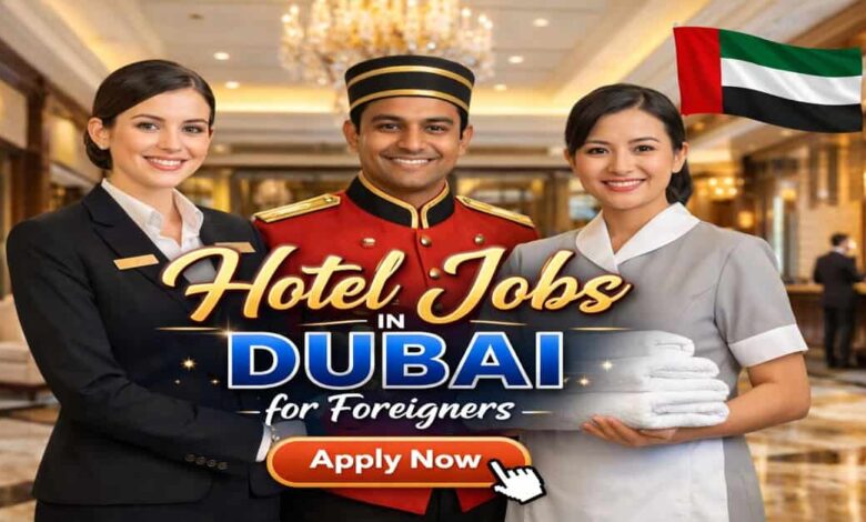 Hotel Jobs in Dubai for Foreigners