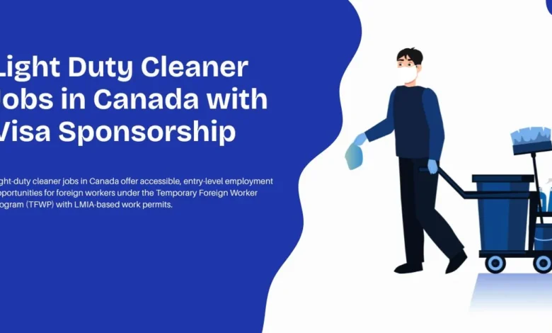 Light Duty Cleaner Jobs in Canada