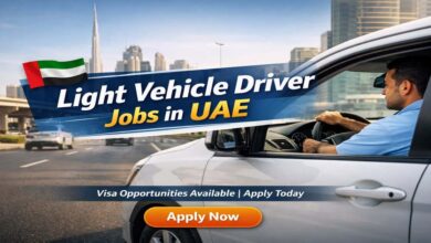 Light Vehicle Driver Jobs in UAE