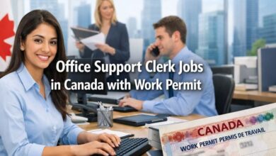Office Support Clerk Jobs in Canada with Work Permit