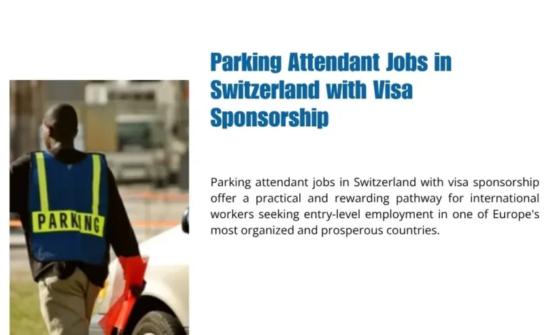 Parking Attendant Jobs in Switzerland