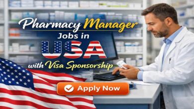 Pharmacy Manager Jobs in USA with Visa Sponsorship