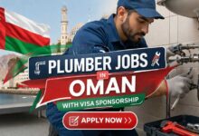 Plumber Jobs in Oman with Visa Sponsorship