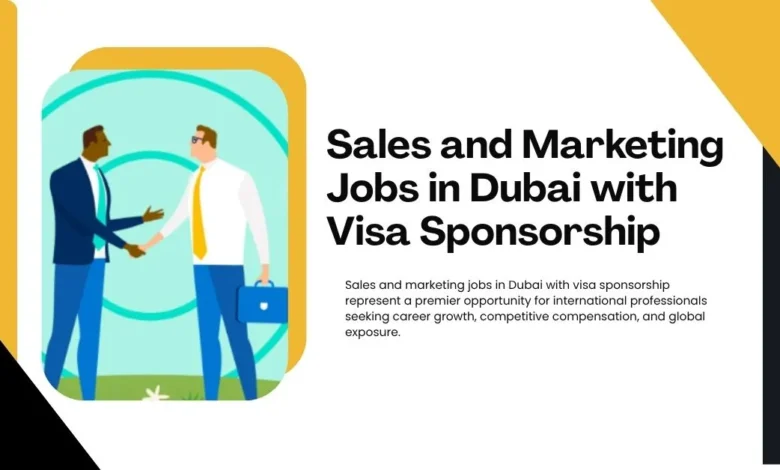 Sales and Marketing Jobs in Dubai