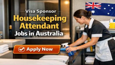 Visa Sponsor Housekeeping Attendant Jobs in Australia