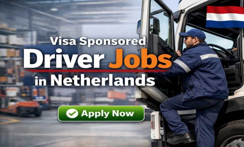 Visa Sponsored Driver Jobs in Netherlands